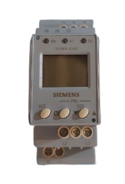 Digital Line monitoring relay 3-phase 3-wire or 3-phase 4-wire 2 changeover 280-520 V AC (L-L) 160-300 V AC (L-N) self powered 35 mm module