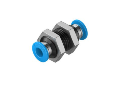 QSS-6 Festo" Bulkhead connector 6mm (153158)