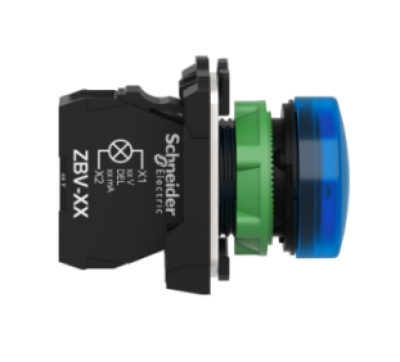 XB5-AVB6 Tele" Pilot lamp 24VAC/DC Blue