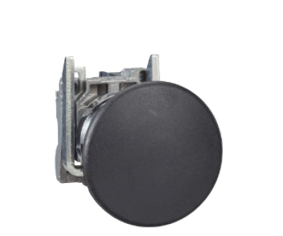 XB4-BC21 Tele" สวิทซ์ดอกเห็ด-กดเด้งกลับ-ดำ 1NO