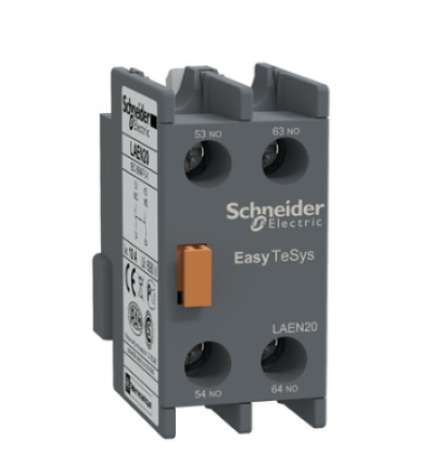 LAEN20   SCHNEIDER"AUX CONTACT 2NO FRONT