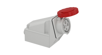 81182 Pratika" ปลั๊กตัวเมียลอย 3P+E 400V 63A IP67