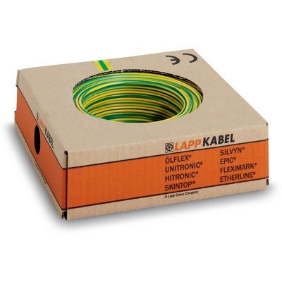 LAPP H07V-K 1×1.5 mm² Green/Yellow Wire 450/750V