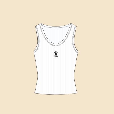 TROFI 2nd Tank top - White