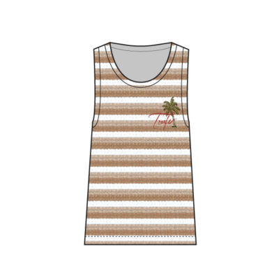 TROFI eversuM Tripple shade Tanktop ( BROWN )