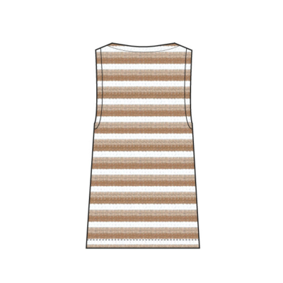 TROFI eversuM Tripple shade Tanktop ( BROWN )