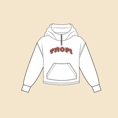 TROFI Circus Winter Hood - White Sky