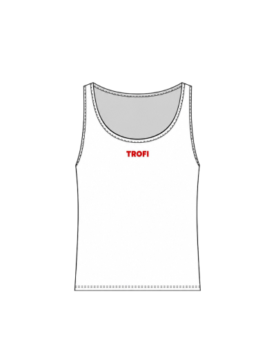 TSL - TANK TOP - FONT LOGO - WHITE ( SIGNATURE RED )