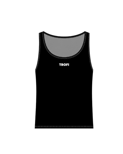 TSL - TANK TOP - FONT LOGO - BLACK