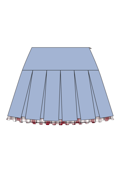 [Pre-Order] Summer2026 - Double Layer - Grey Skirt