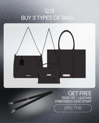 12.12 PROMO 3 TYPES BAGS FREE 1 STRAP