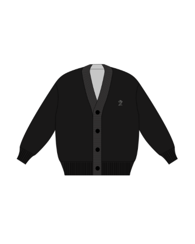 TFF - Cardigan Logo - Black