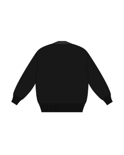 TFF - Cardigan Logo - Black