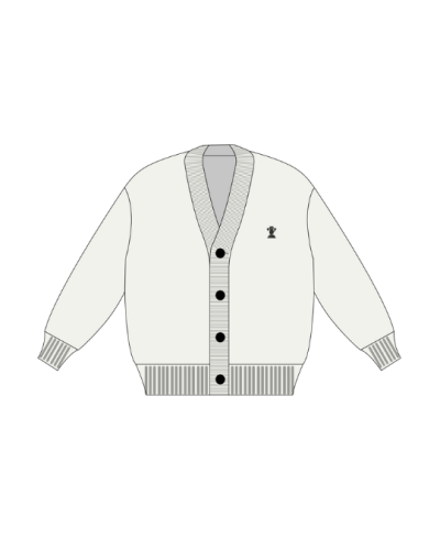 TFF - Cardigan Logo - Milky