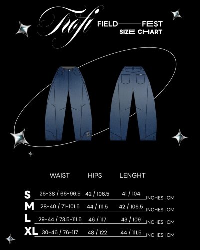 [Limited] TFF - Bagy Flip Jeans - Fade Blue