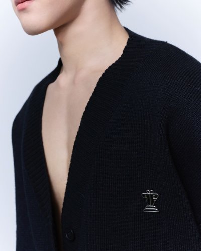 TFF - Cardigan Logo - Black