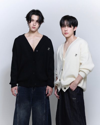 TFF - Cardigan Logo - Black