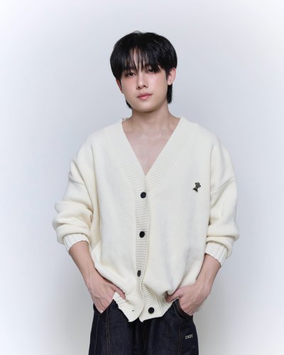 TFF - Cardigan Logo - Milky