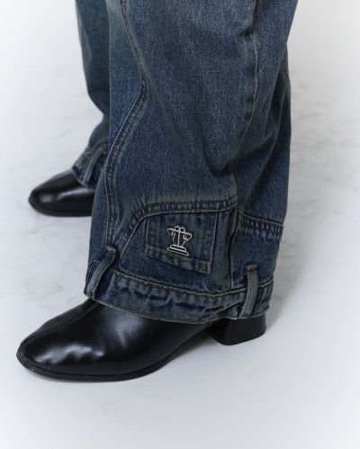 [Limited] TFF - Bagy Flip Jeans - Fade Blue