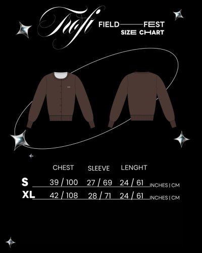 TFF - Baby Cardigan Font Logo - The Earth