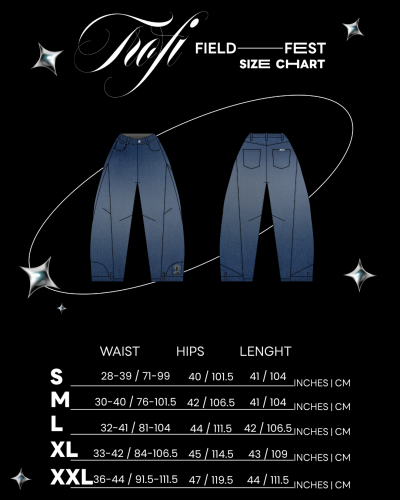 TFF - Bagy Flip Jeans - Fade Blue