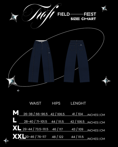 TFF - Bagy Jeans - Dark Blue