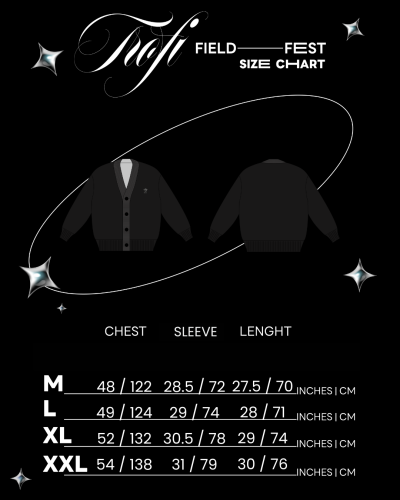 TFF - Cardigan Logo - Black