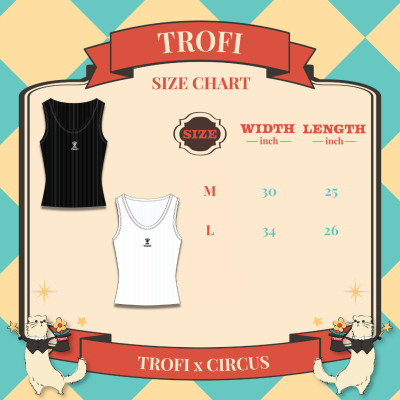 TROFI 2nd Tank top - White