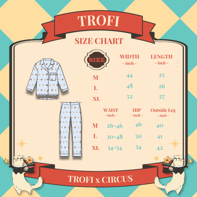 TROFI Circus Time to bed - Long Night - Cotton Candy