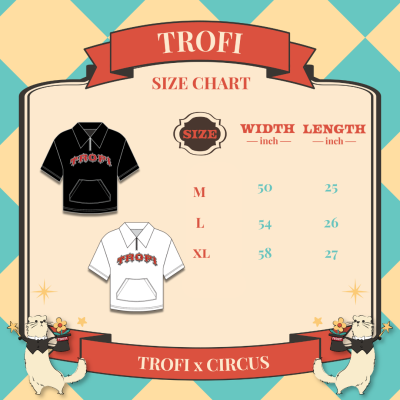 TROFI Circus Polo zip - Perfect Night