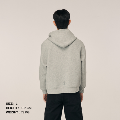 TROFI Walkway Cropped Hoodie - Smoke ( Available until out of stock ***จนกว่าสินค้าจะหมด*** )