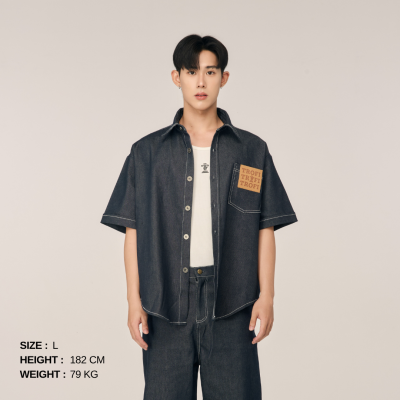 TROFI Walkway Denim Shirt ( Available until out of stock ***จนกว่าสินค้าจะหมด*** )