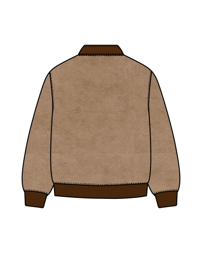 TYT-Contrast Trim Bomber Jacket