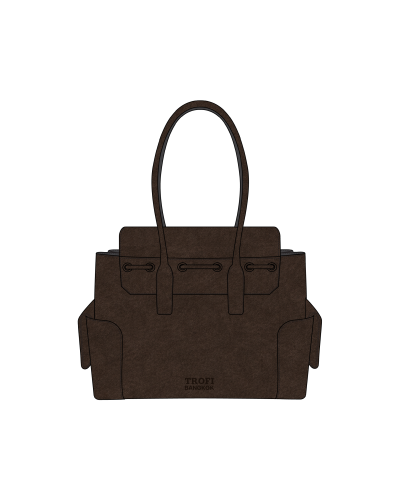 TYT-Big Bear Carryall-Chocolate Suede