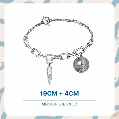 TROFI Bracelet - The Memories of LoveSea - eversuM Series ( Mockup Sketched : The product may differ slightly from this picture. )