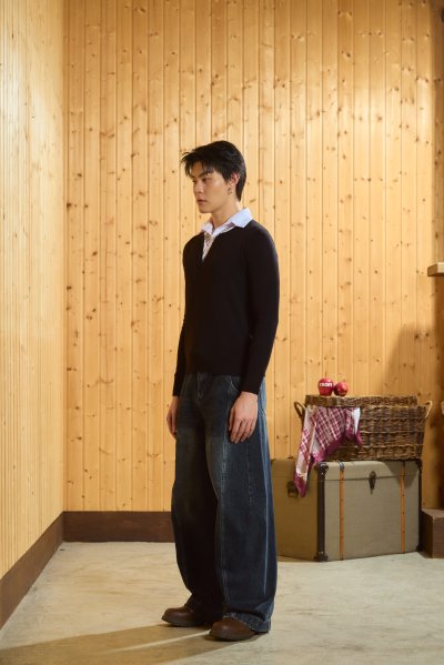 Summer2026 - Baby Pullover Cardigan - Black