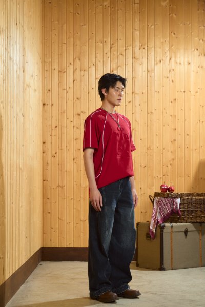 Summer2026 - Tee - Logo Embossing - Red