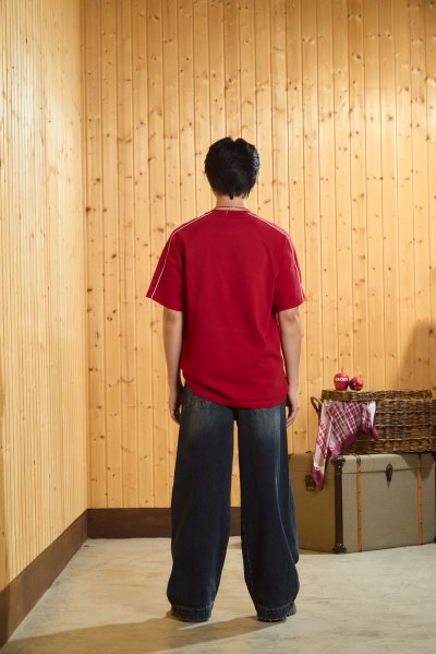 Summer2026 - Tee - Logo Embossing - Red