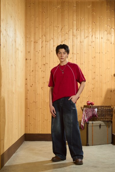 Summer2026 - Tee - Logo Embossing - Red