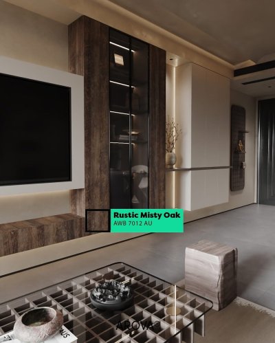 AWB 7012AU Rustic Misty Oak