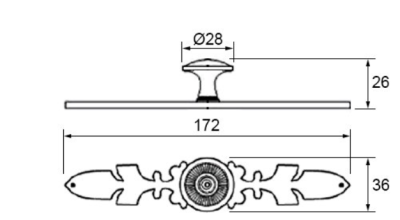 FutureTech เซ็ทมือจับ, ปุ่มจับ วินเทจ สีทอง
