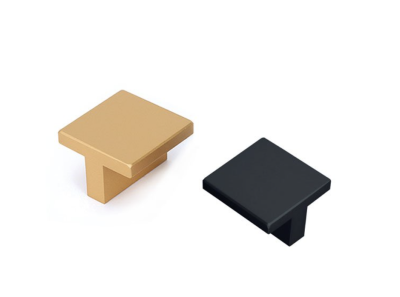 FutureTech ปุ่มจับ ซิ้งค์อัลลอยด์ สีดำด้าน, ทองด้าน (16 mm.)