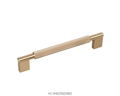 FutureTech มือจับอลูมิเนียม สีทองแฮร์ไลน์ (96, 160, 320 mm.)