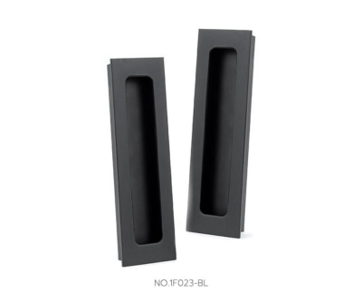 FutureTech มือจับฝัง อลูมิเนียม ดำ (128,160mm.)