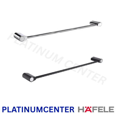 HAFELE ราวแขวนผ้าเดี่ยวพร้อมขอแขวนเอนกประสงค์ รุ่น O-Push