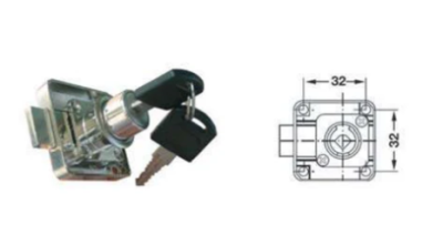 HAFELE กุญแจริมล็อค DIY RIM LOCK