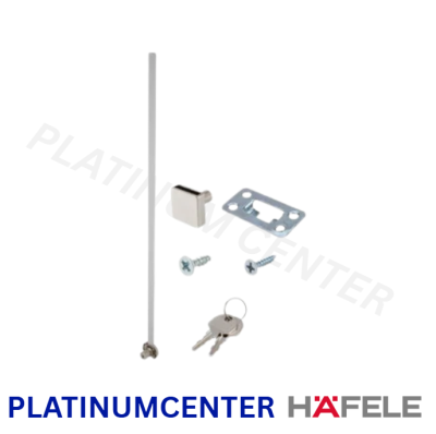 HAFELE กุญแจล็อคตลอดด้านข้าง 3 ลิ้นชัก รุ่น Symo E