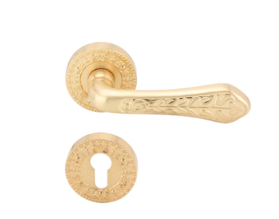 HAFELE ชุดมือจับก้านโยกซิงค์อัลลอย สีทองเหลืองปัดด้าน