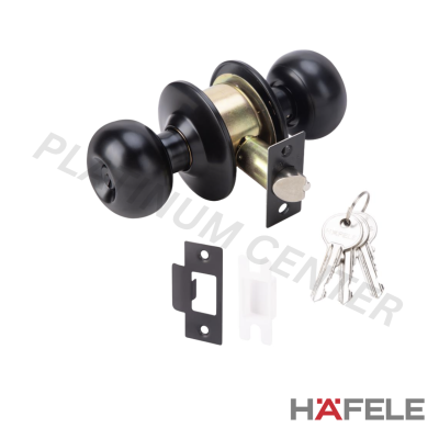 HAFELE ลูกบิดประตู สีดำ