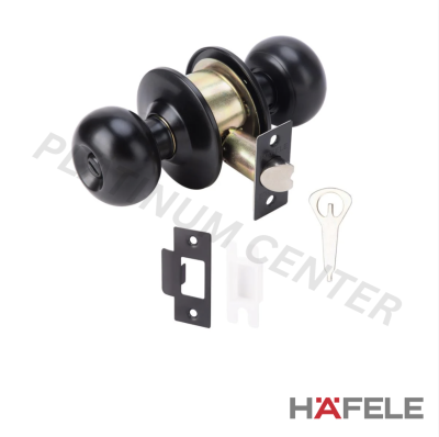 HAFELE ลูกบิดประตู สีดำ